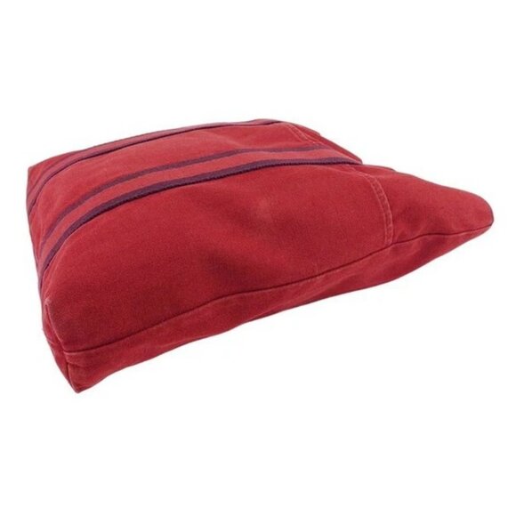 HERMES Tote Bag Fool Toe Cotton Canvas Authentic Used - Picture 4 of 9